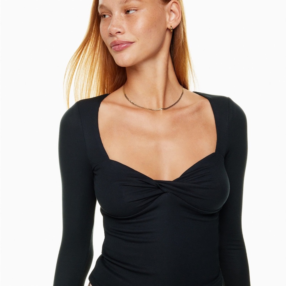 Sunday Best Black Lula Long Sleeve Top